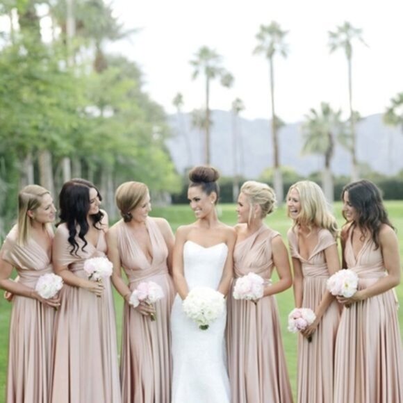 Twobirds NY Classic Ballgown Rosewood color one Size - Picture 4 of 14